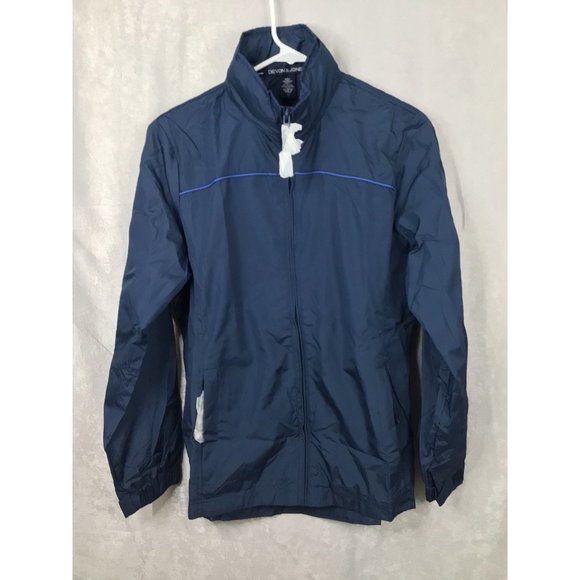 Devon & Jones Ladies Element Rain Jacket Small Navy Blue - Picture 1 of 9
